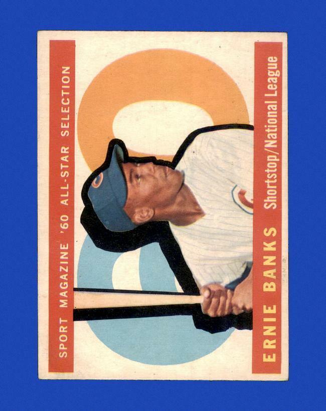 1960 Topps Set Break #560 Ernie Banks AS VG-VGEX (wrinkle) *GMCARDS*