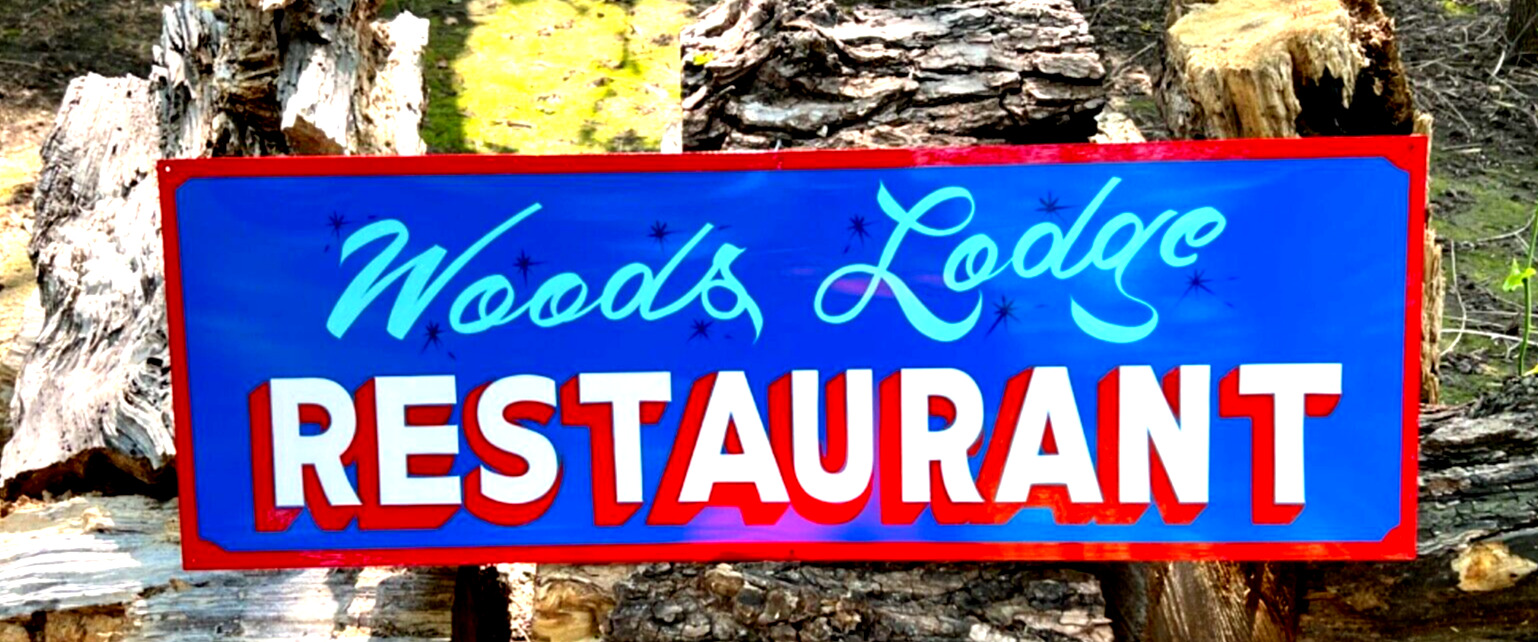 ORDER A PERSONALIZED RESTAURANT LODGE CABIN FISHING HUNTING LAKE INN SIGN