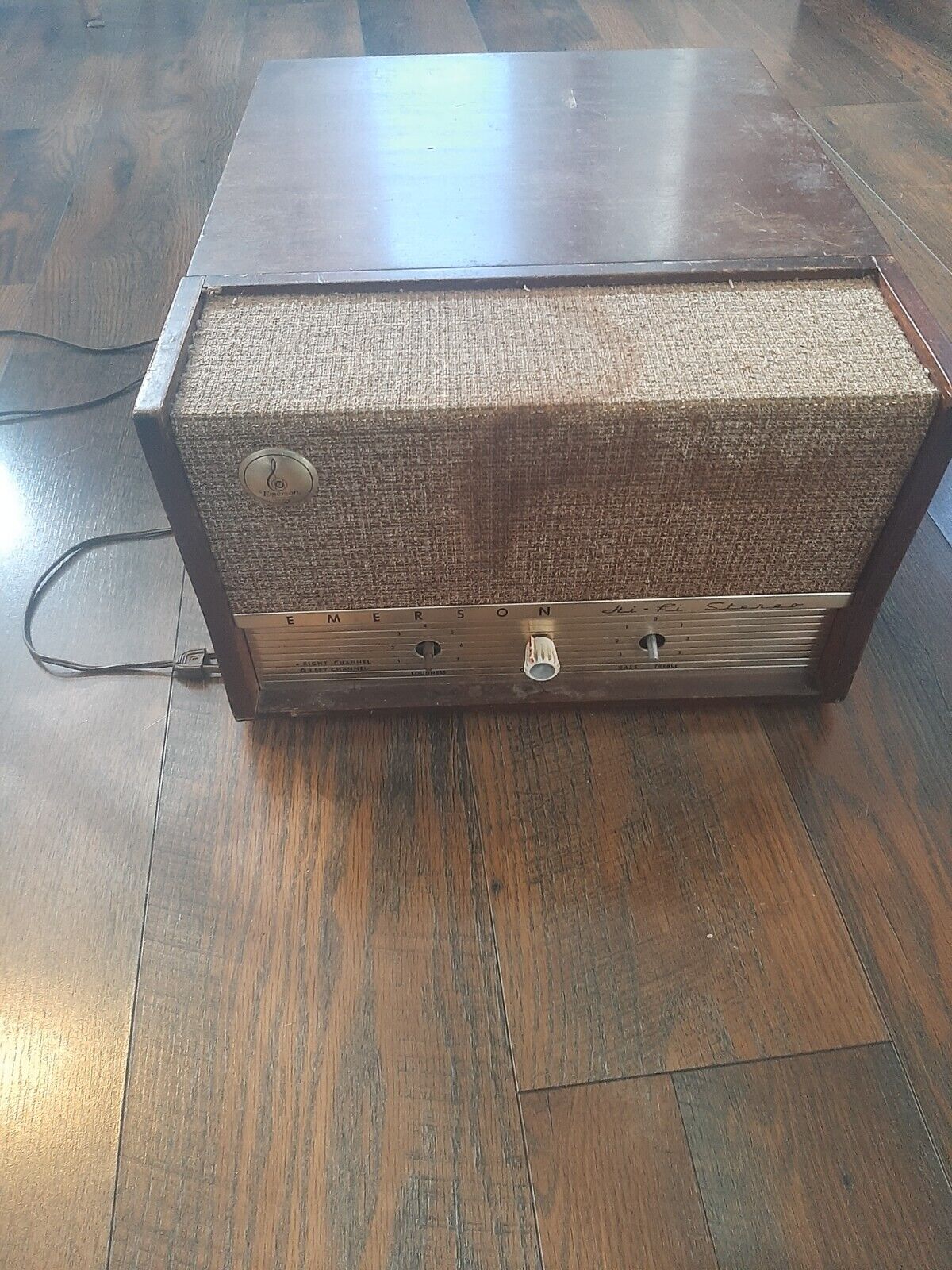 Vintage antique Emerson Model 898 series B Hi fidelity stereo 115 Volts 55 watts