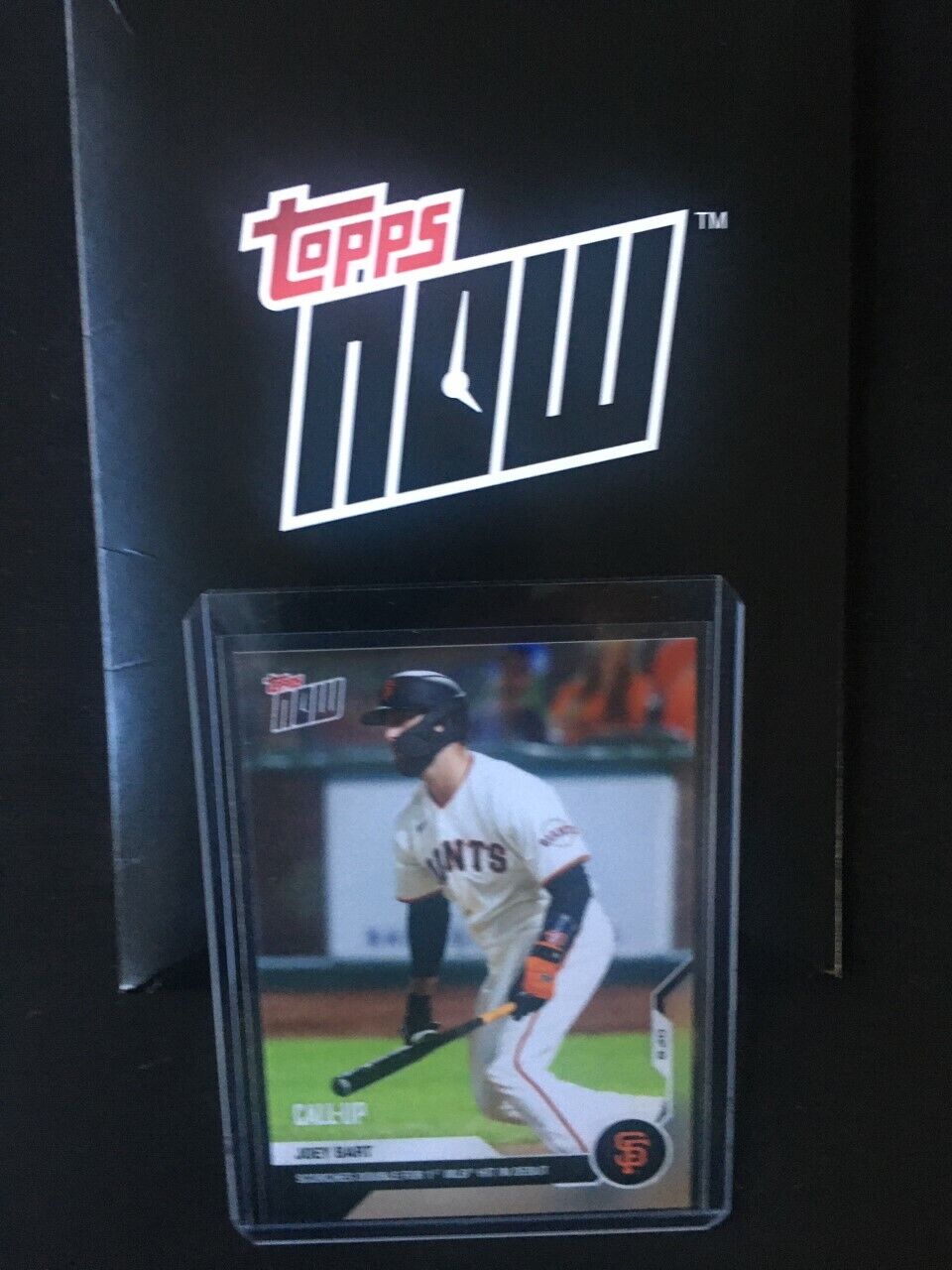 JOEY BART  2020 TOPPS NOW  #138   CALL UP  SCORCHES A DOUBLE FOR 1ST MLB HIT