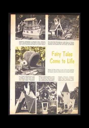 Children's Fairyland Lakeside Park 1952 Oakland California pictorial