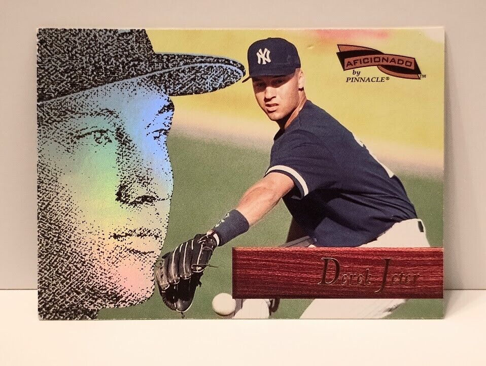 1996 Pinnacle Aficionado Derek Jeter #163 NY Yankees HOF EX-MT **free shipping**