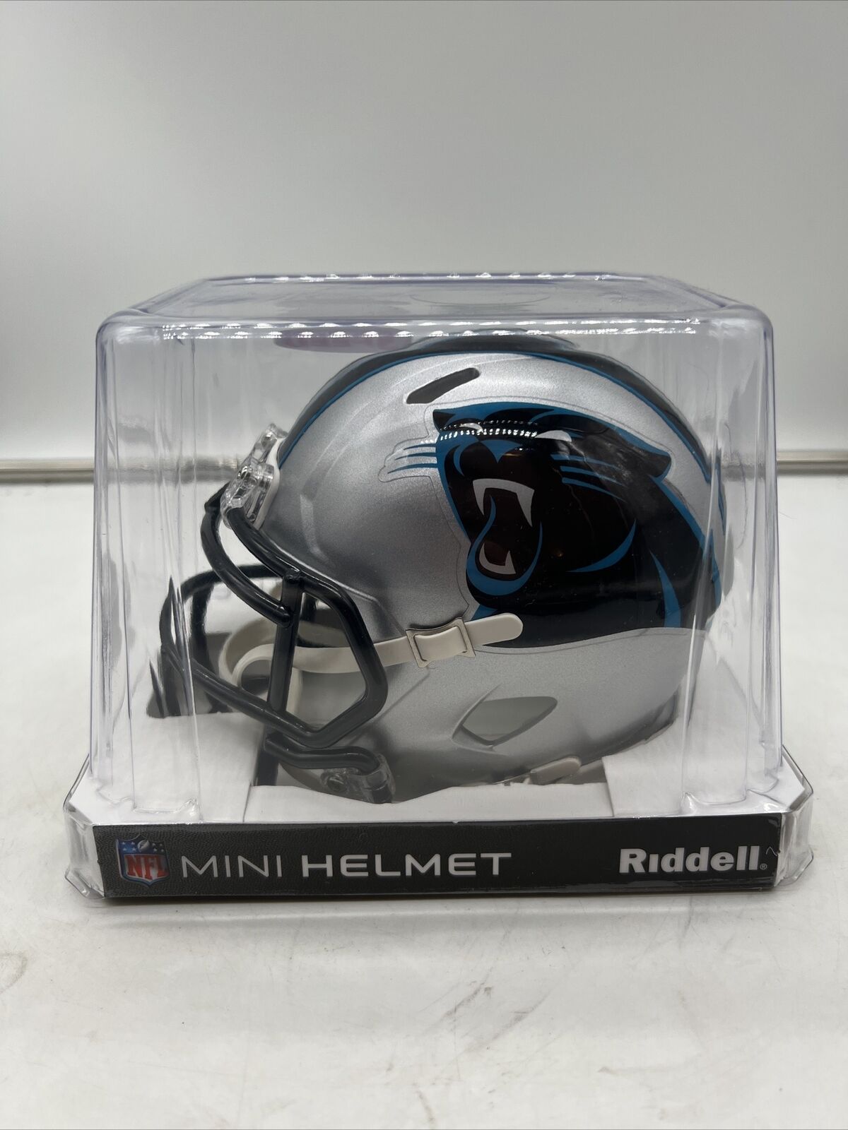 Carolina Panthers Speed Riddell Football Mini Helmet New in box NFL Collectible