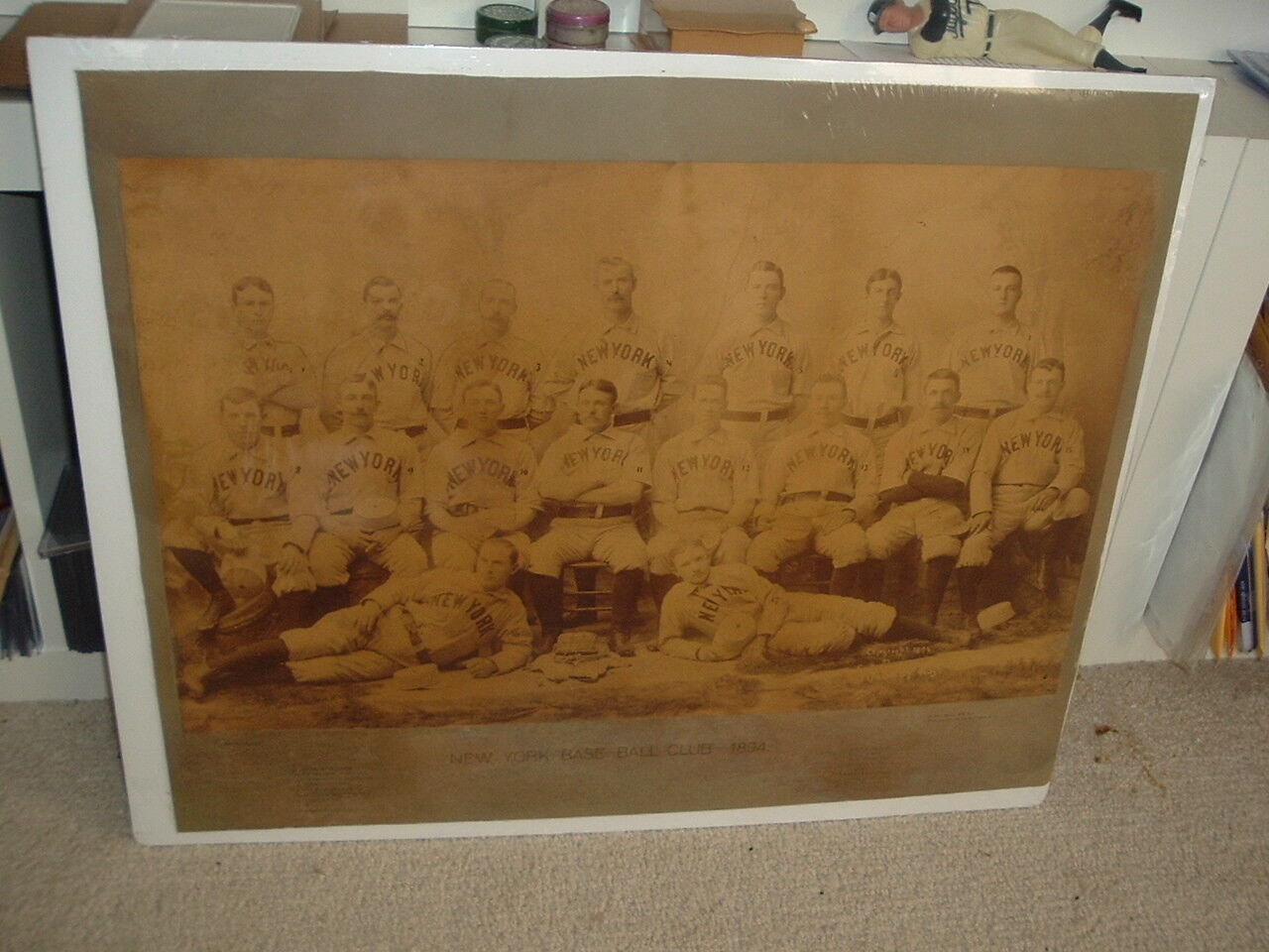 1894 Baseball New York Giants Temple Cup Winners Photo John Ward Roger Connor