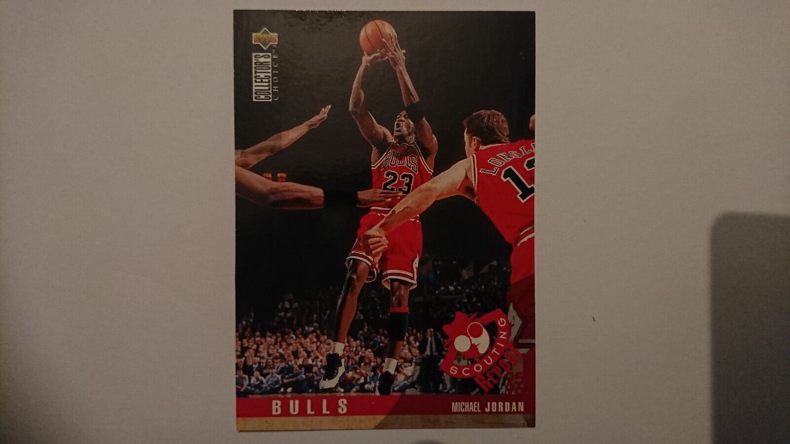 1995-96 Michael Jordan Scouting Report French Upper Deck Card