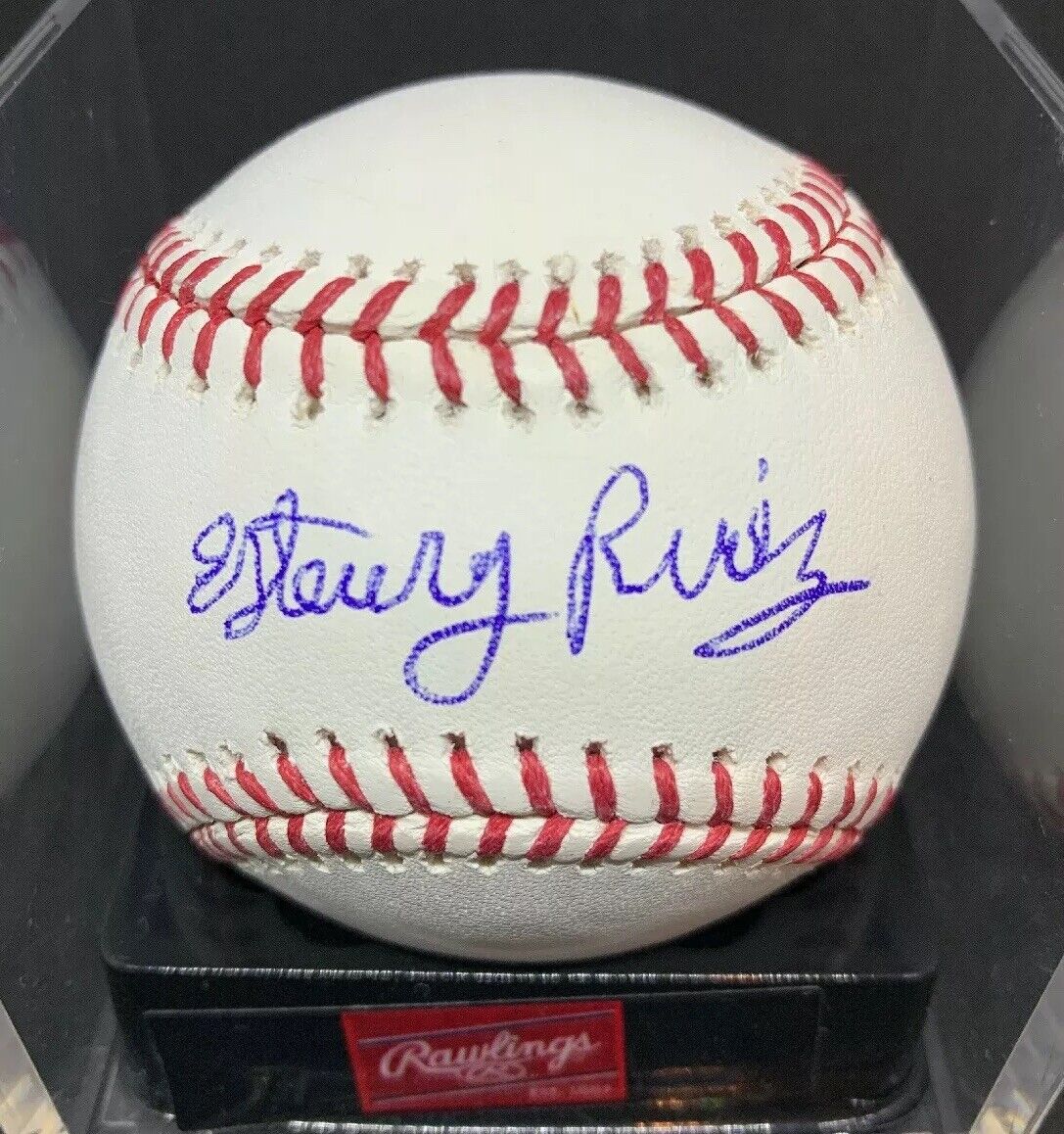 Esteury Ruiz Signed Baseball FULL NAME San Diego Padres Very Rare Romlb