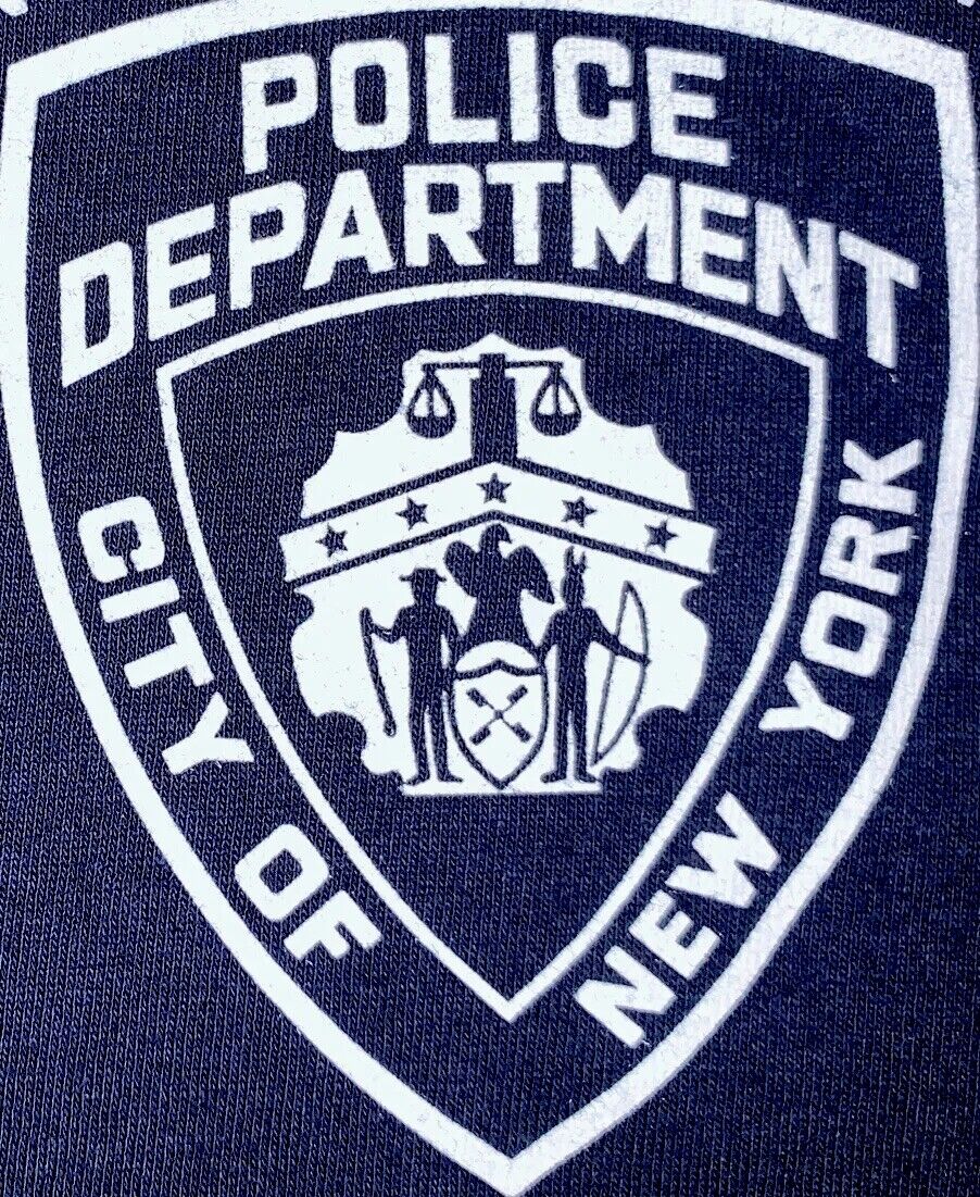 NYPD NYC Police Department New York City T-Shirt Sz XL Brooklyn