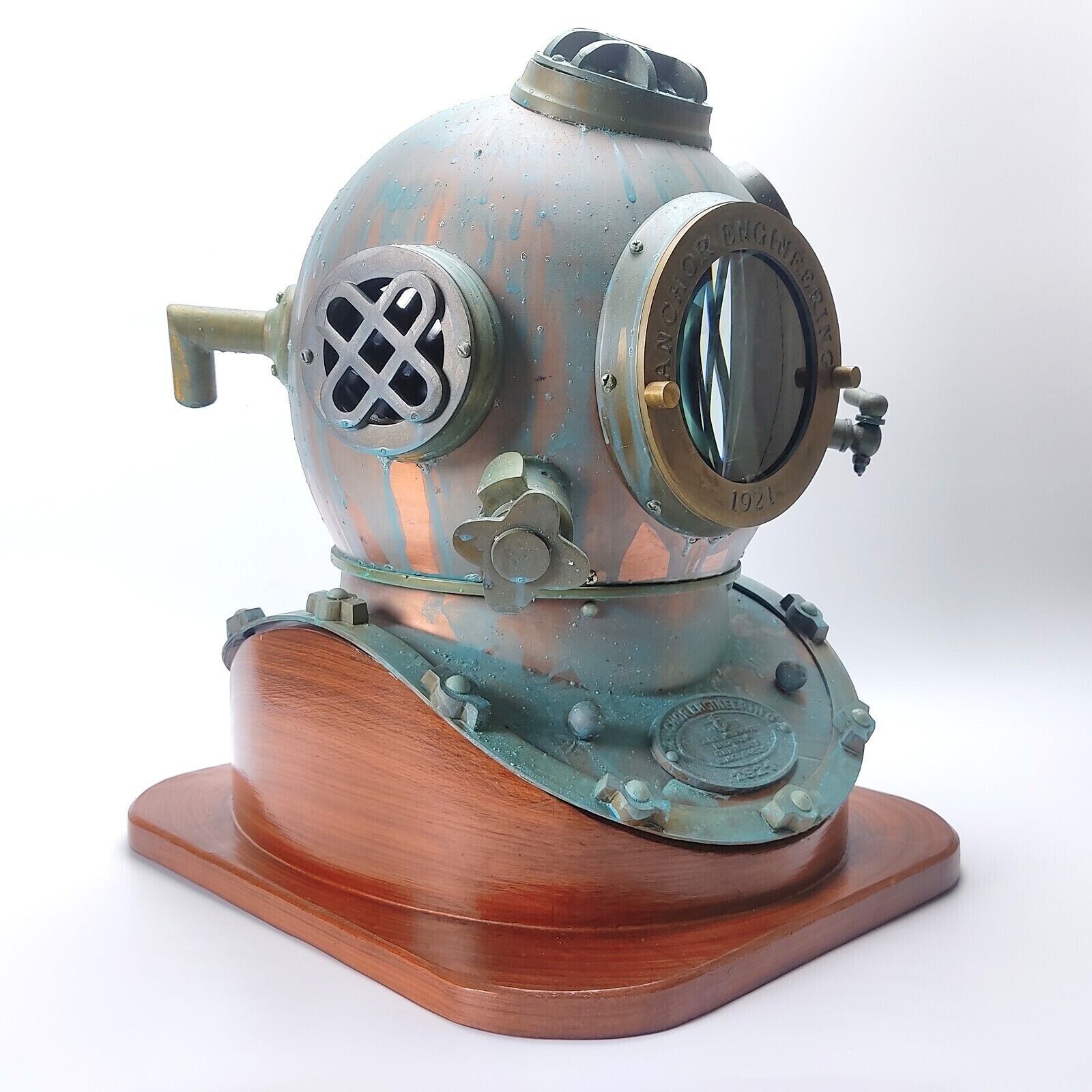 Vintage Rare Scuba Diving Helmet Marine Deep Sea Navy Mark V Divers Helmet