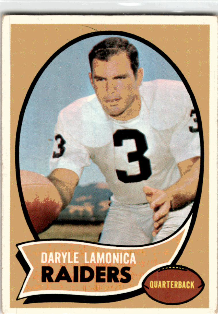 1970 Topps #50 Daryle Lamonica Oakland Raiders