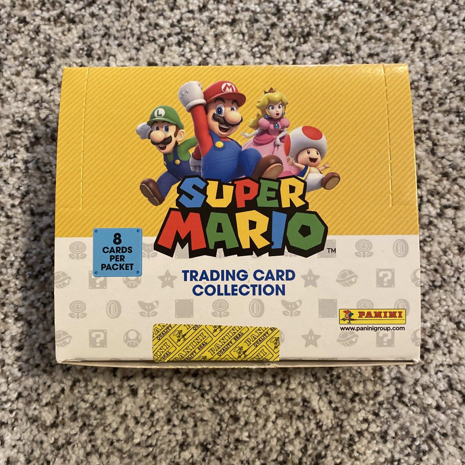 2022 Panini SUPER MARIO Factory TCG Booster Box-144 Cards Imported US SELLER