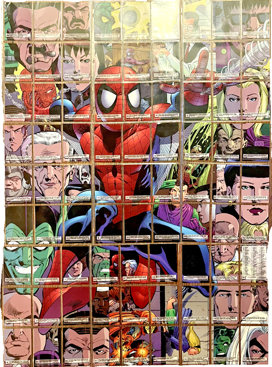 Fleer ultra 1997 Spider Man trading card set