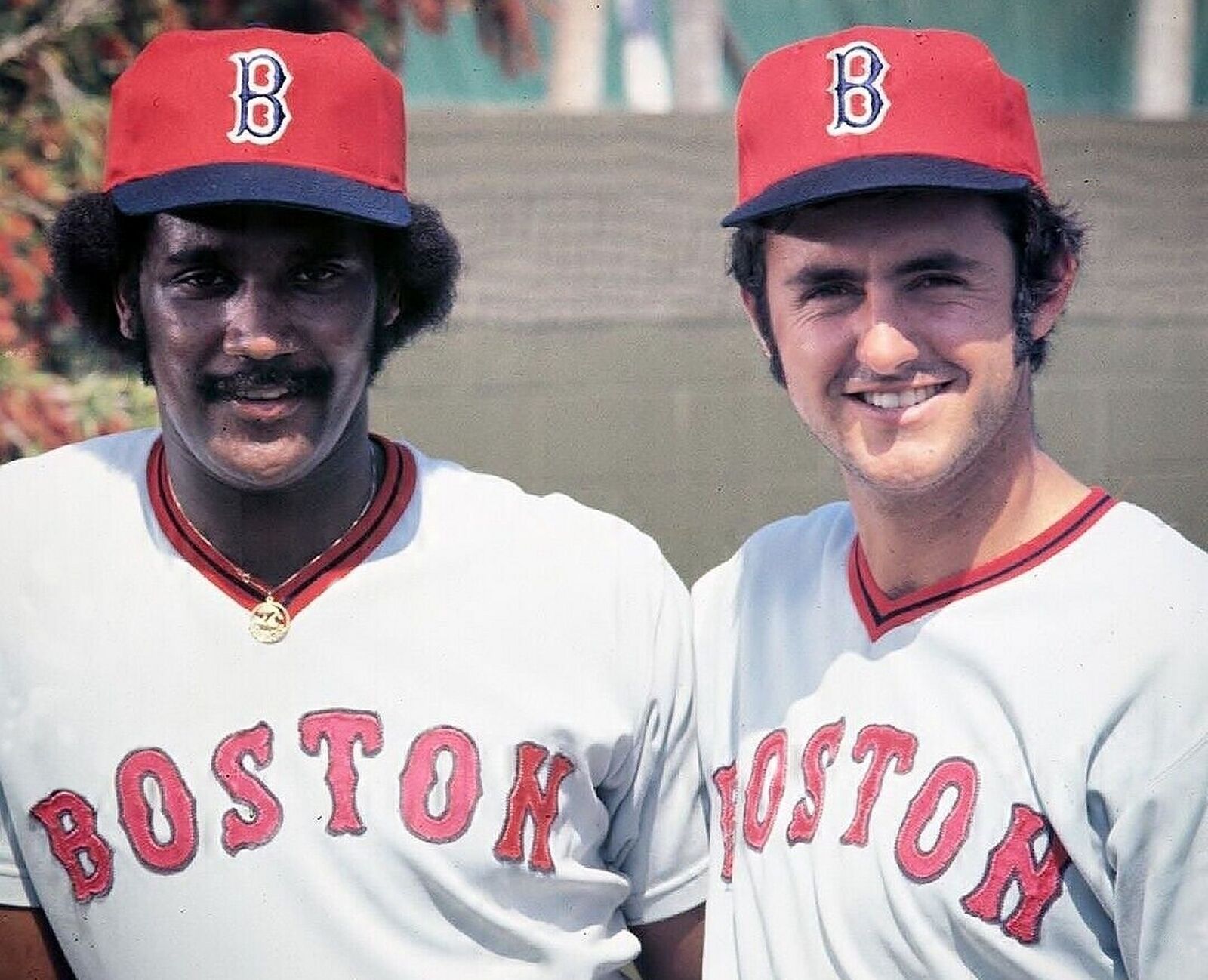 JIM RICE & FRED LYNN Boston Red Sox PHOTO   (215-C )