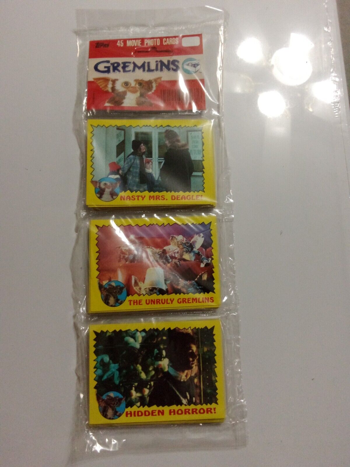 1984 Topps Gremlins 45 Movie Photo Cards
