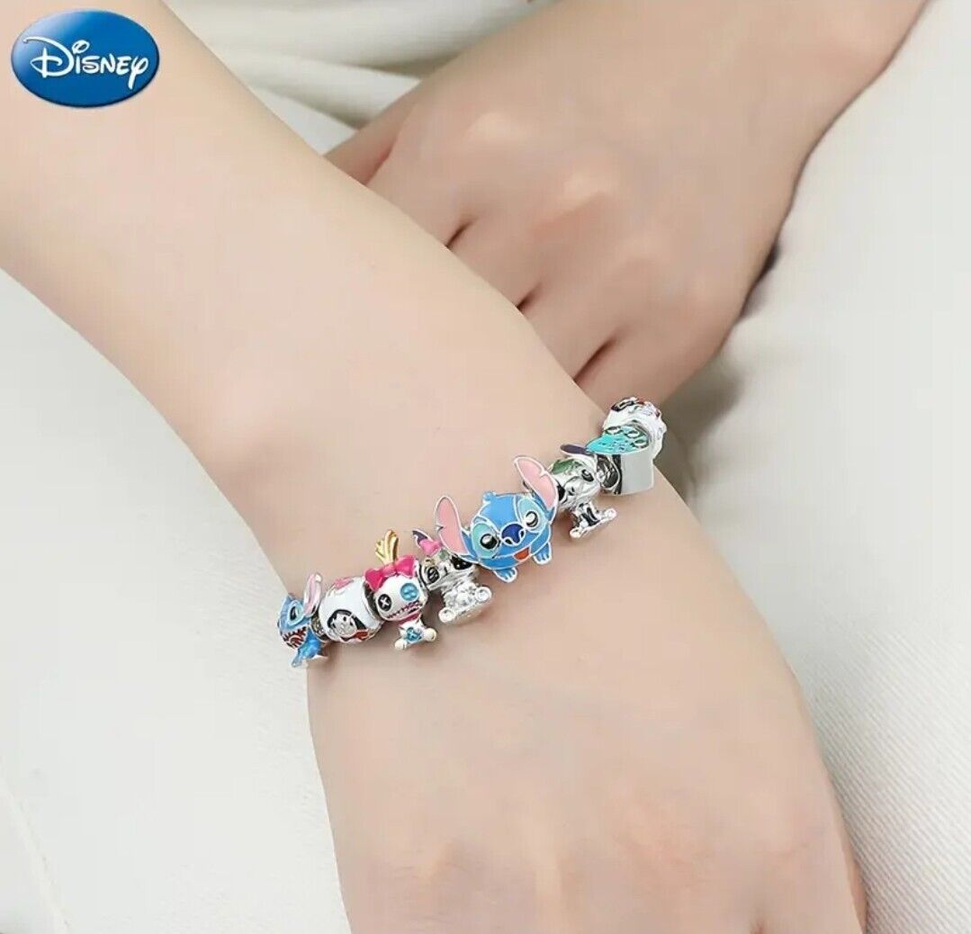 Disney Official Stitch Charm Bracelet