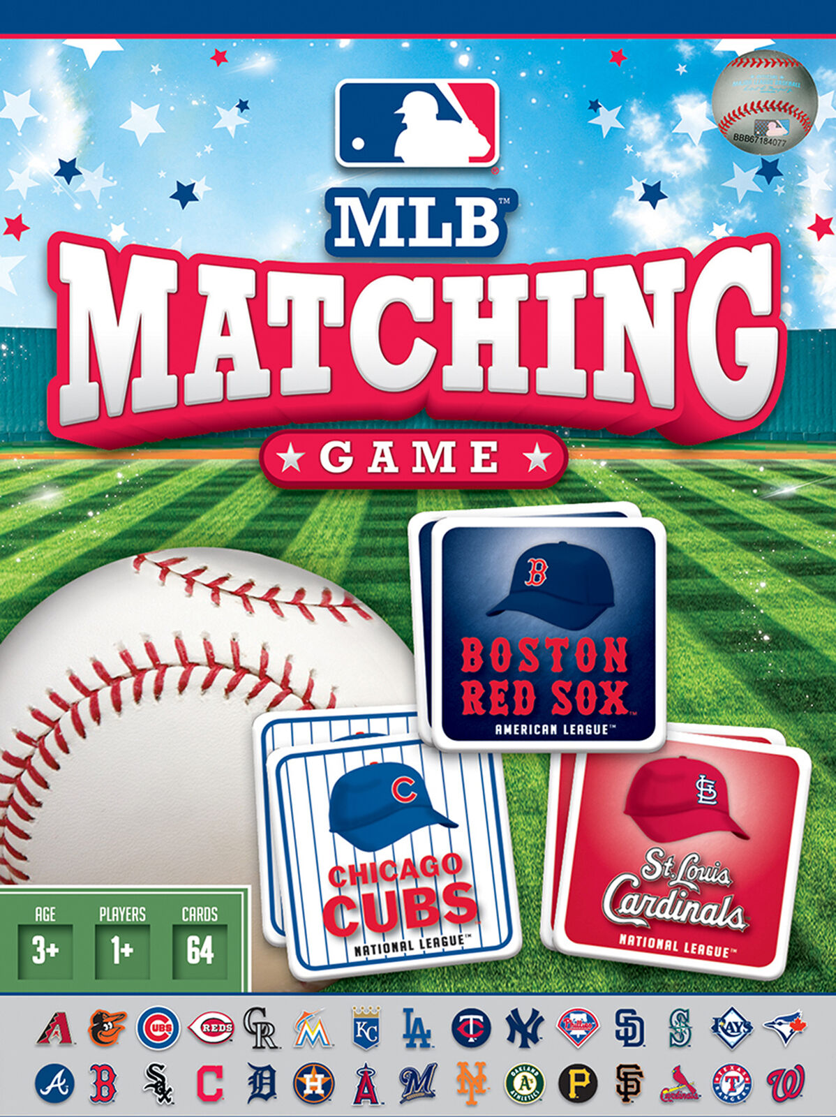 MasterPieces - MLB - Officially Licensed League Picture Matching Card Game