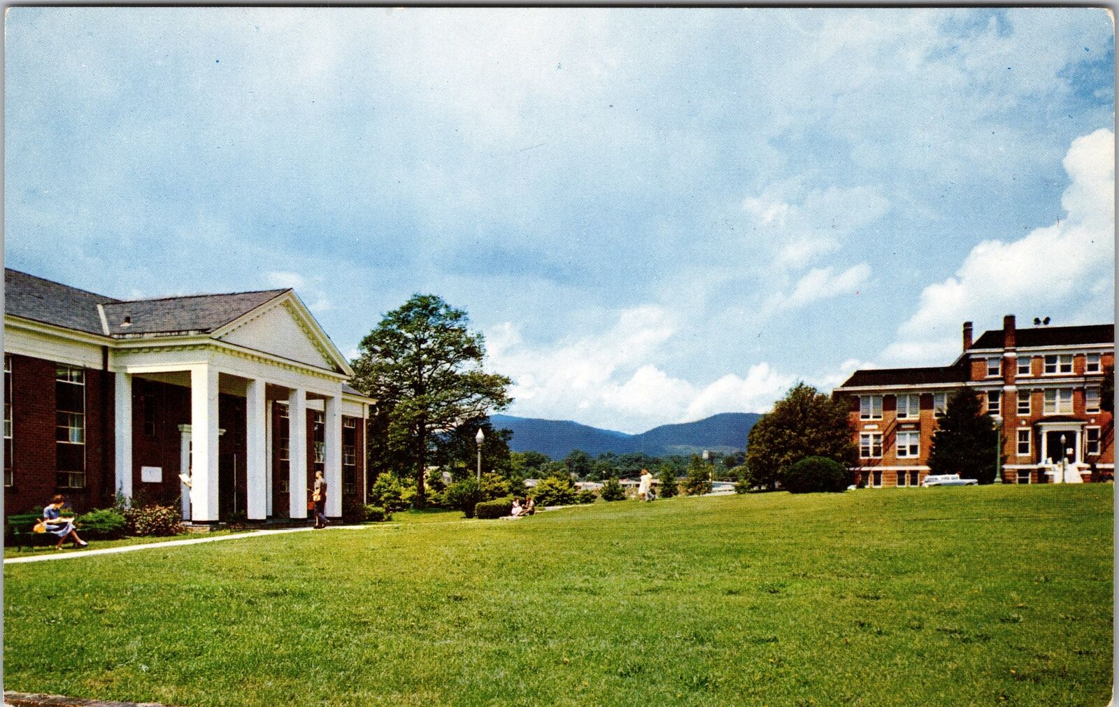Brevard NC-North Carolina, James Jones Library, Vintage Postcard