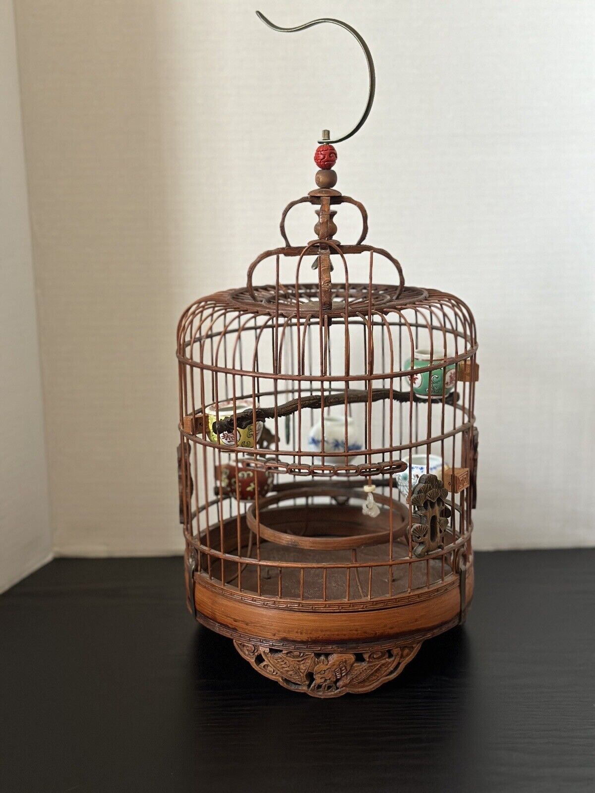 Vintage Handmade Asian Birdcage