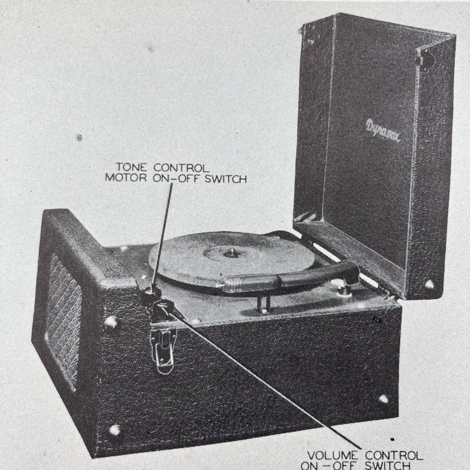 Vintage Original 1947 Dynavox Phono Model M-510 Wire Schematic Service Manual