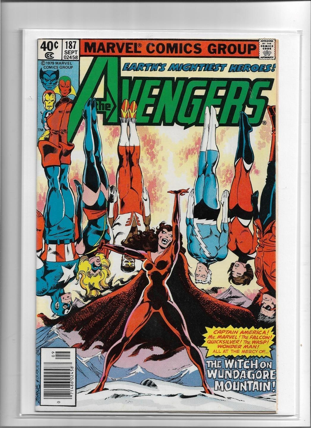 THE AVENGERS #187 1979 VERY FINE- 7.5 3260 SCARLET WITCH
