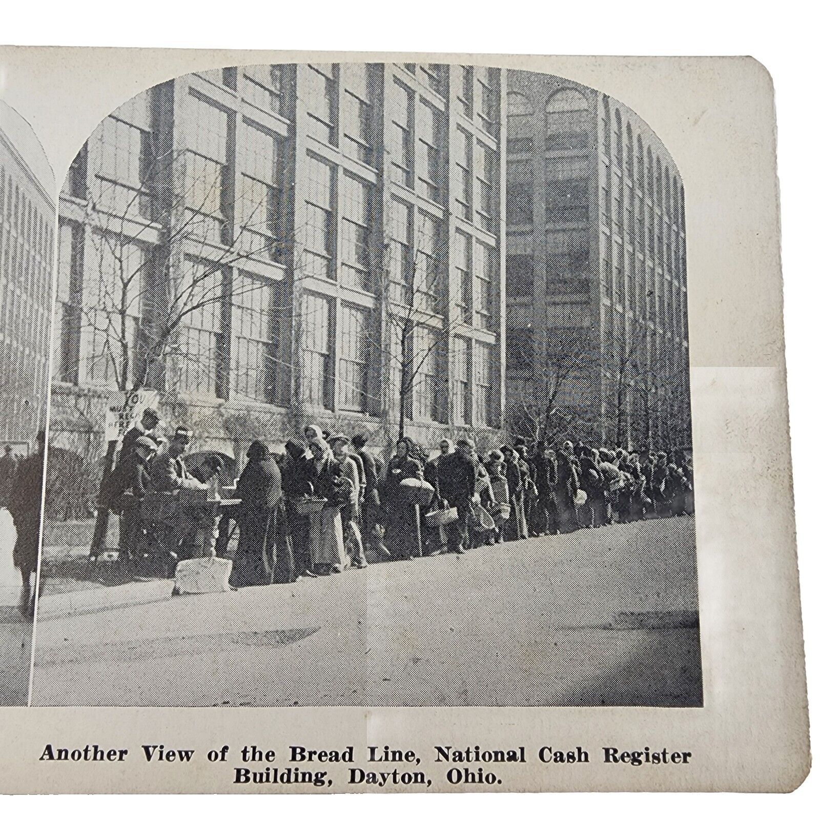 Great Flood of 1913, Dayton Ohio, Bread Line, National Cash Register Building