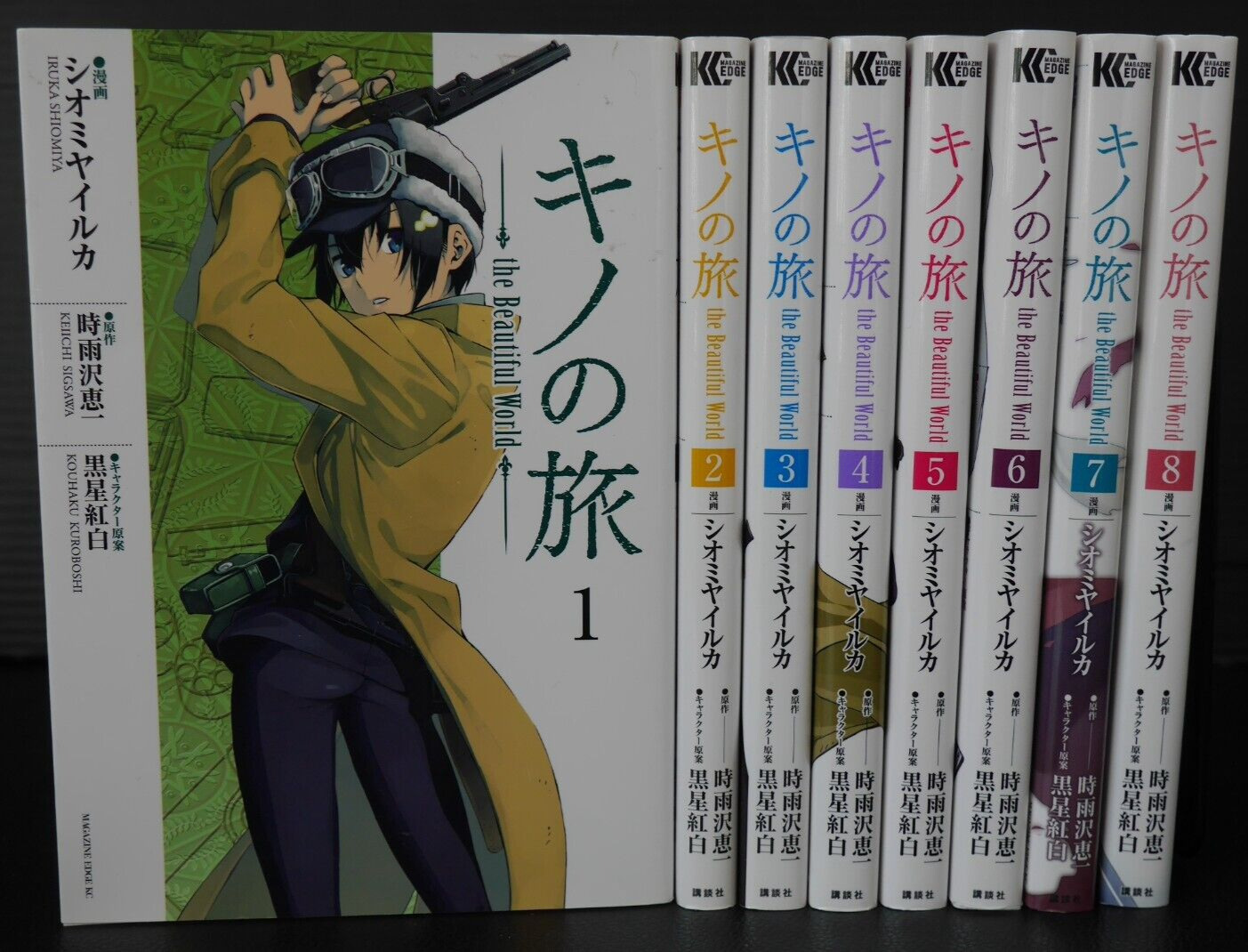 Kino\'s Journey: the Beautiful World vol.1-8 Manga LOT by Iruka Shinomiya - JAPAN