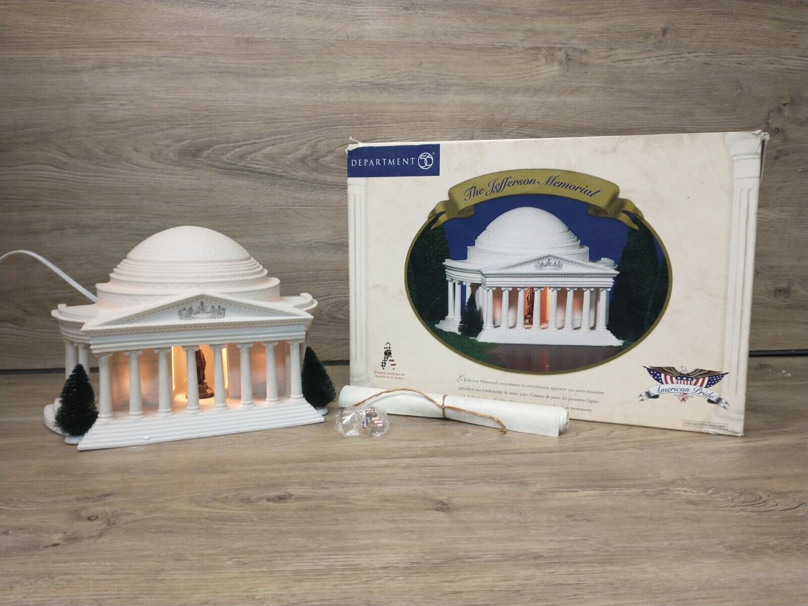 Jefferson Memorial Monument from the American Pride Collection - Department 56