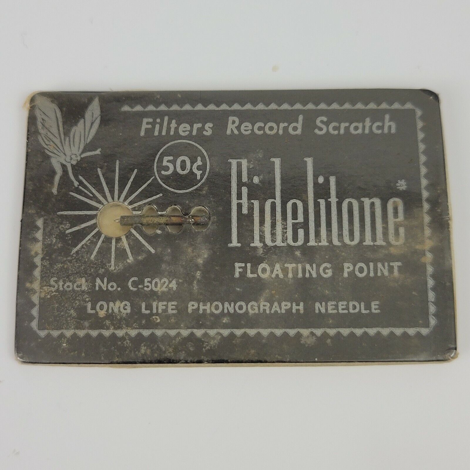 VTG 1940\'s Fidelitone Floating Point Long Life Phonograph Needle, Permo Inc