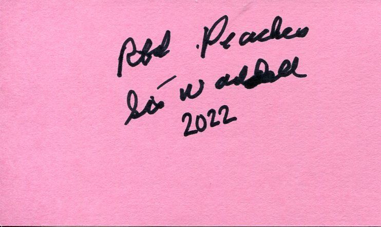 Helen Sis Waddell Wyatt Rockford Peaches AAGPBL Baseball Signed Autograph