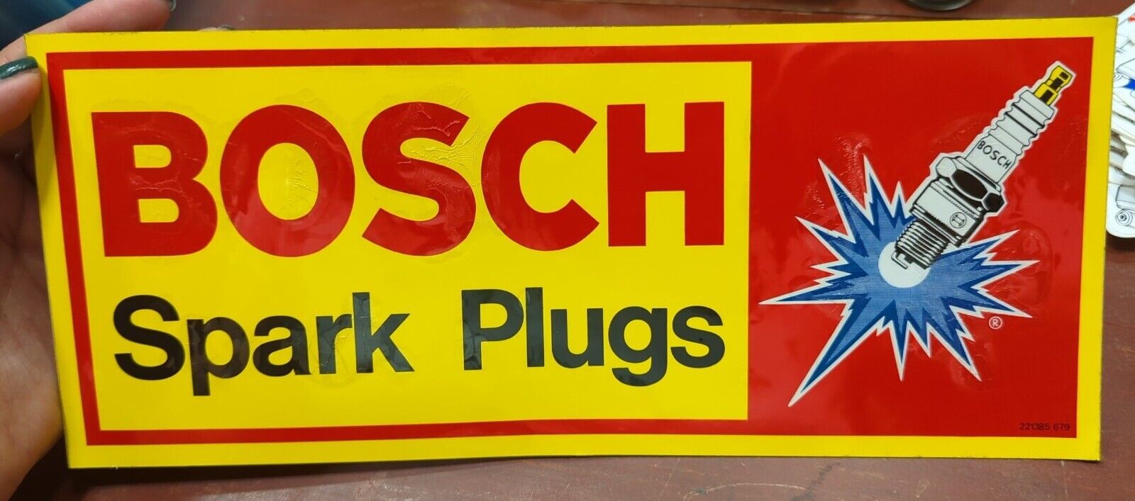 NOS Vintage Bosch Spark Plugs Racing Motorcycle Motocross Large 12\