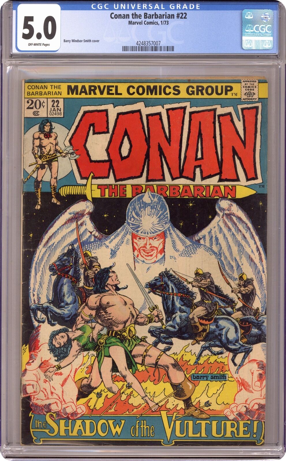 Conan the Barbarian #22 CGC 5.0 1973 4248357007