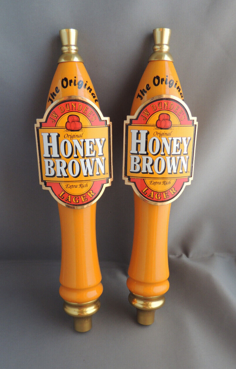 JW DUNDEE\'S Honey Brown Lager Beer TAP HANDLE, Bar-used kegster mancave