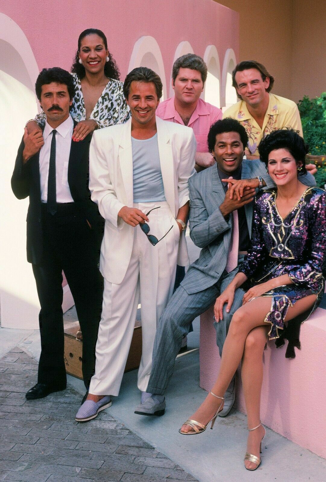 Miami Vice Cast 1980\'s 8x10 Glossy Photo