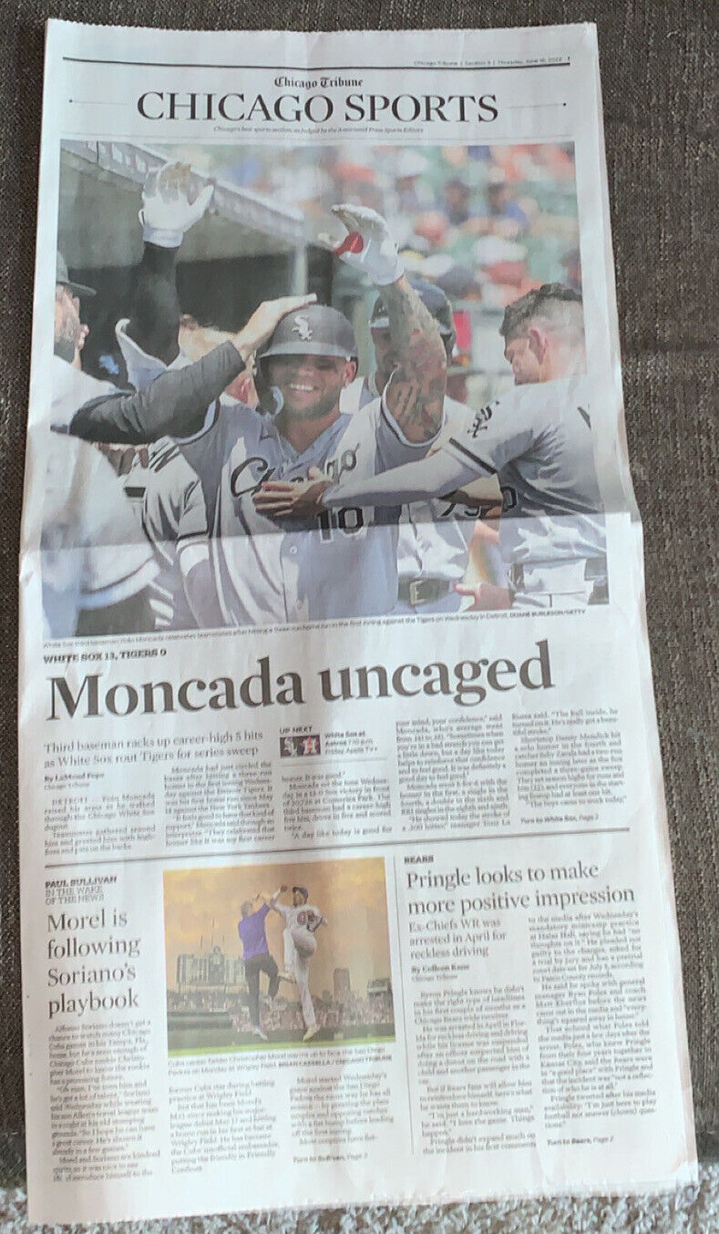 Yoan Moncada 5 RBIs White Sox Beat Tigers - Chicago Tribune - June 16, 2022