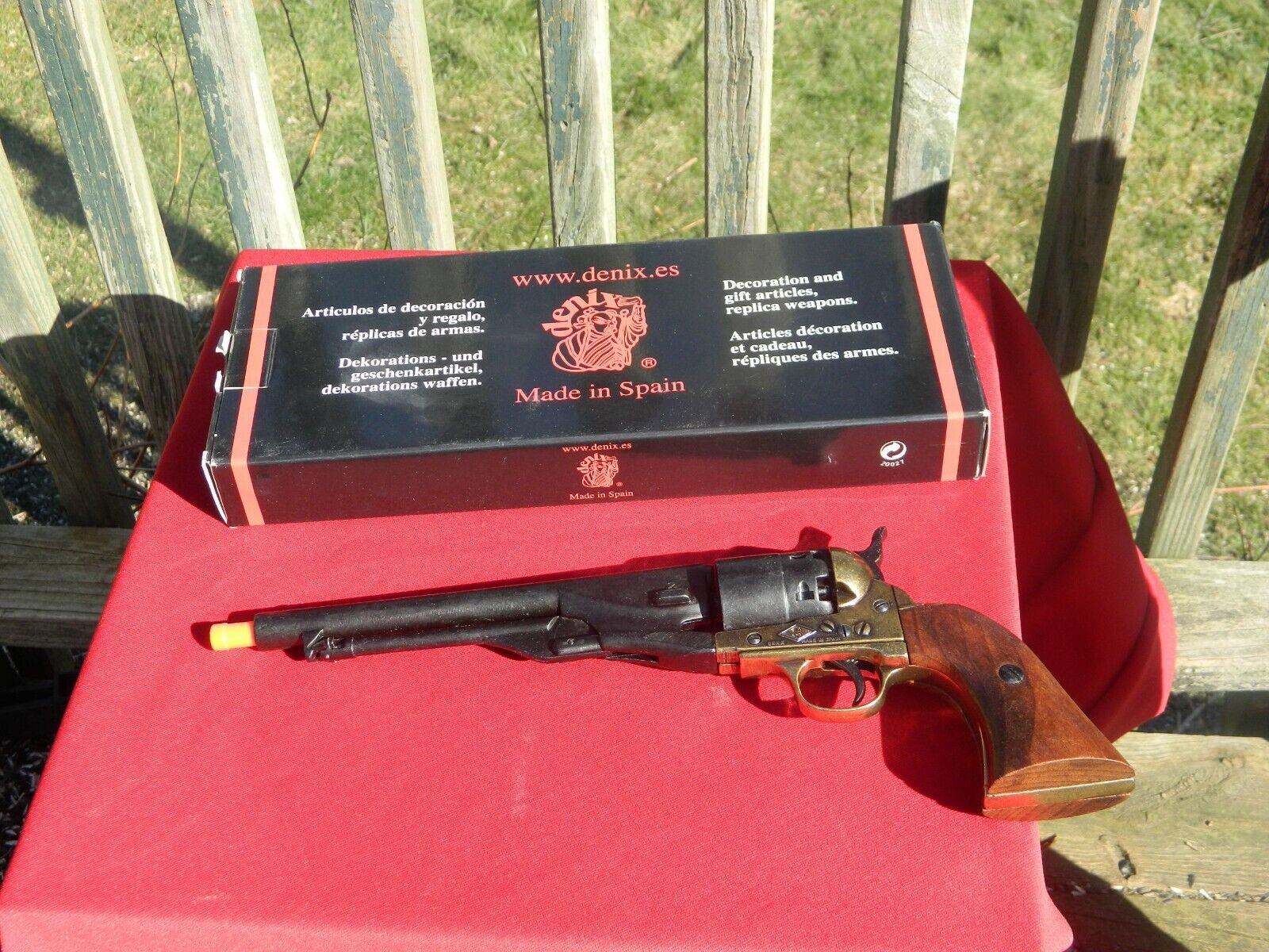 Colt 1860 Single Action Army Revolver SAA Civil War Movie Prop Denix BKA 218