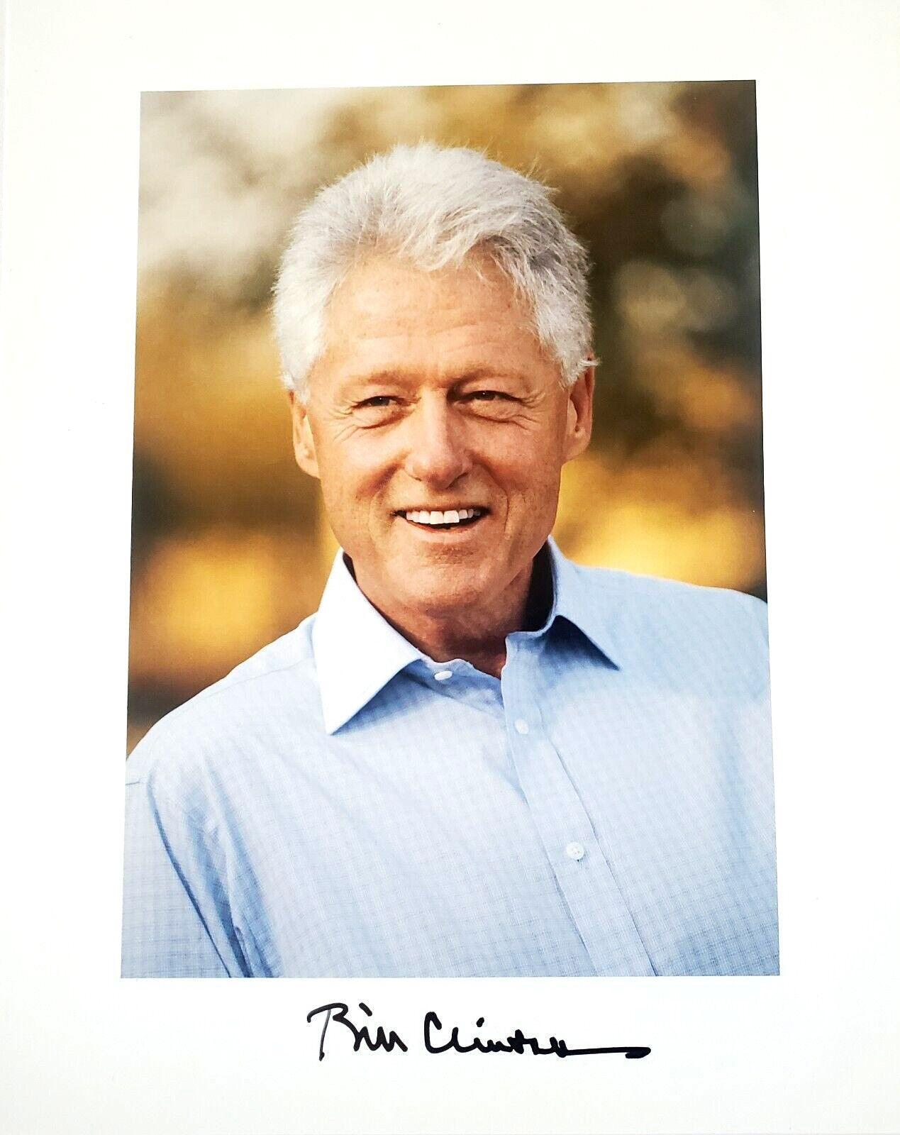 Autograph BILL CLINTON 42nd President Hand Signed 8X10 PHOTO