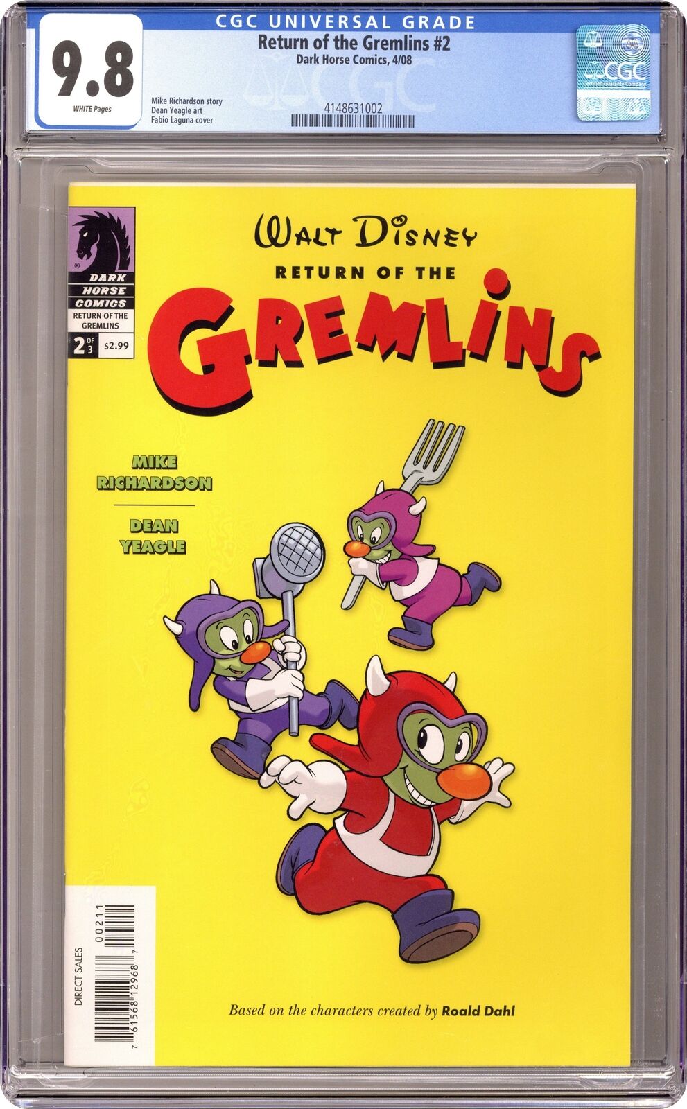 Return of the Gremlins #2 CGC 9.8 2008 4148631002