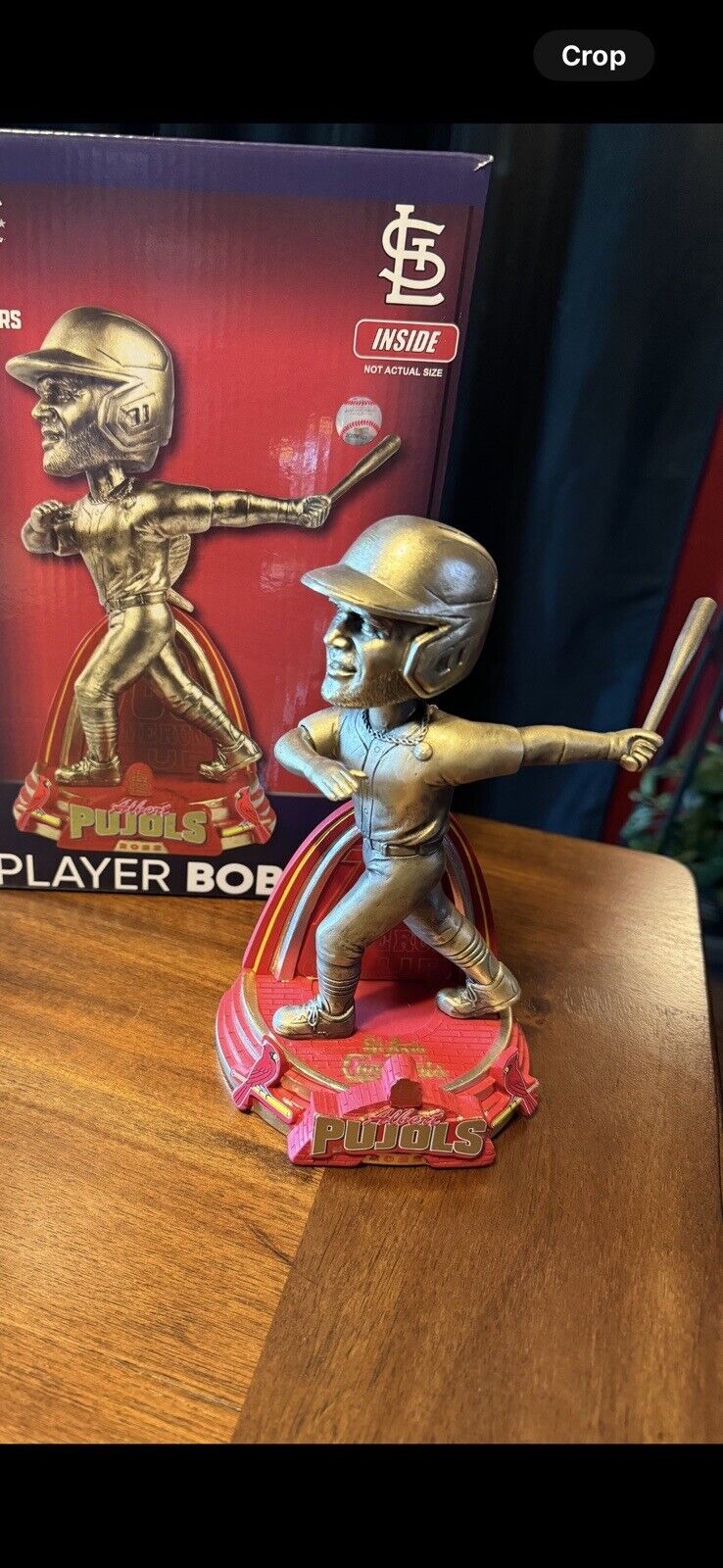 Albert Pujols St Louis Cardinals 700 Home run Gold Variant Bobblehead  91 Of 170