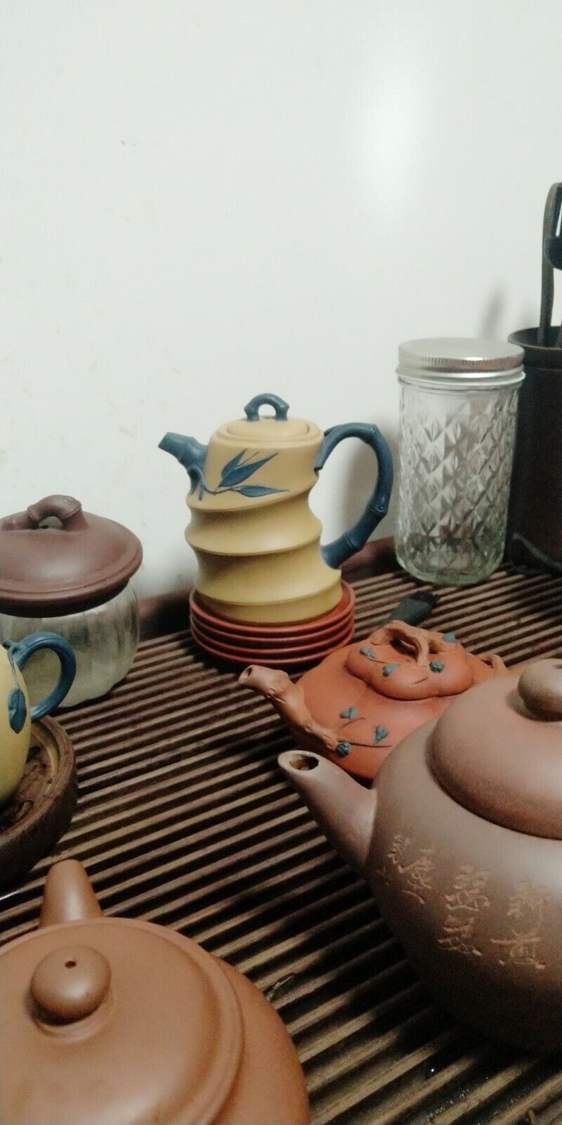 Vintage antique Chinese Yixing Zisha Teapot Factory One 