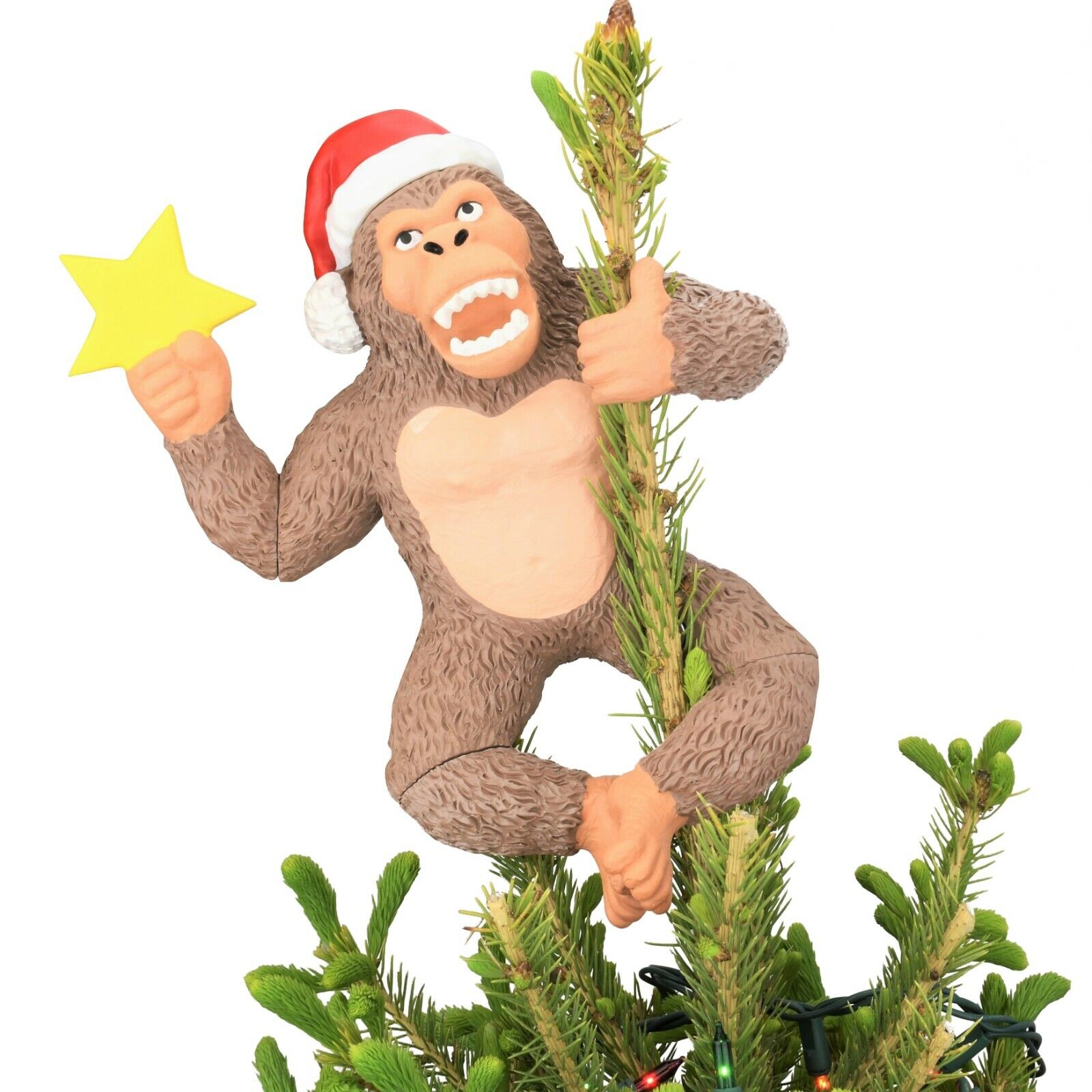 Tree Buddees King Kong Climbing Tree Funny Christmas Tree Topper Top Large 10\
