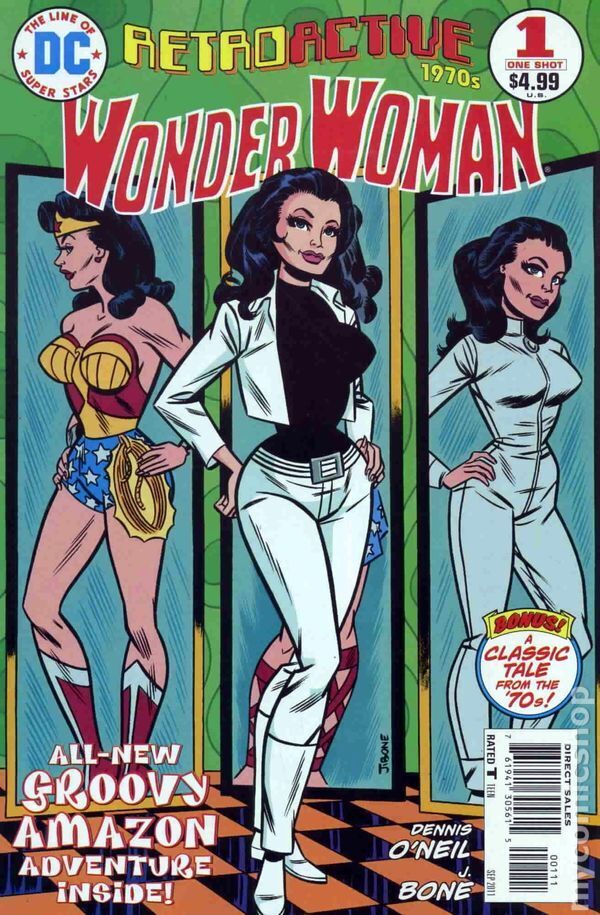 DC Retroactive Wonder Woman The 70s #1 VF 8.0 2011 Stock Image