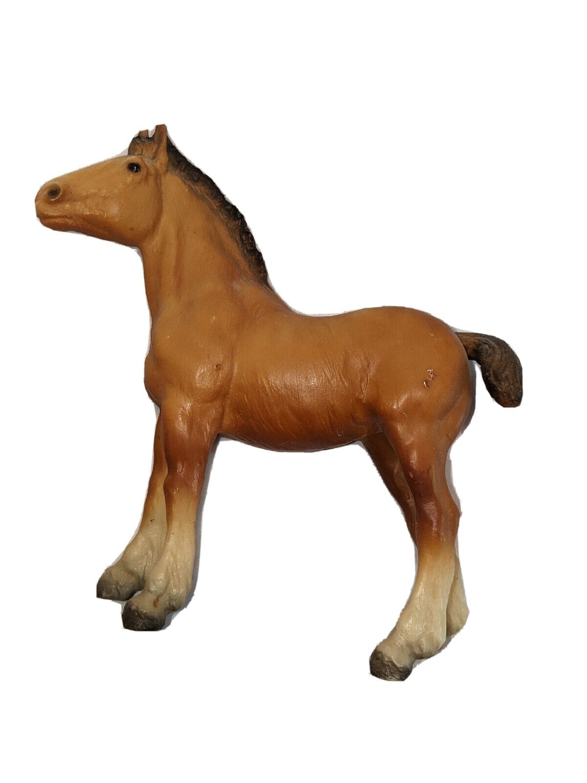 Vintage Breyer Traditional CLYDESDALE FOAL Horse 7.5\