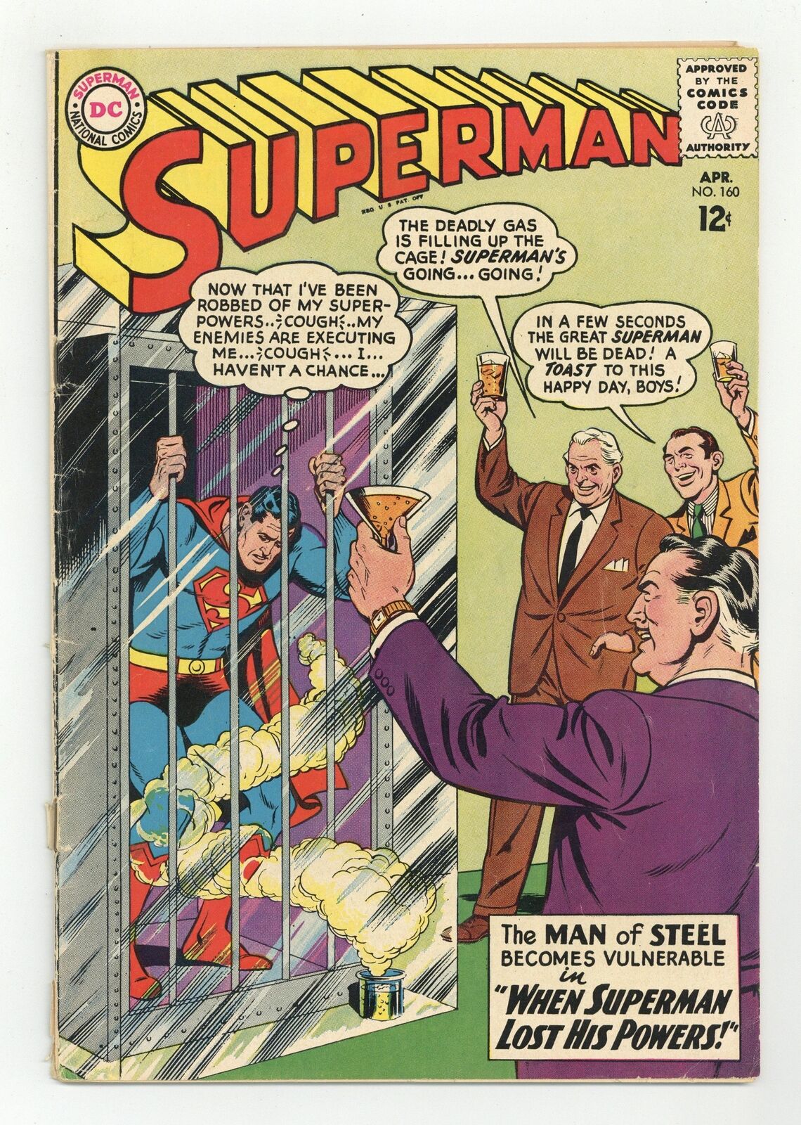 Superman #160 GD/VG 3.0 1963