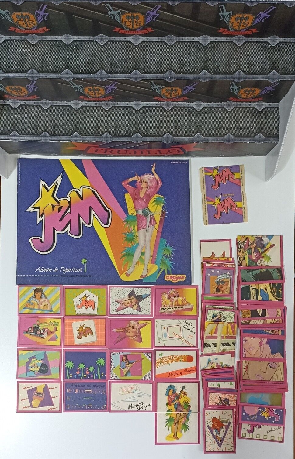 JEM - Sticker Album by Cromy 1986 Hasbro INDUSTRIA ARGENTINA