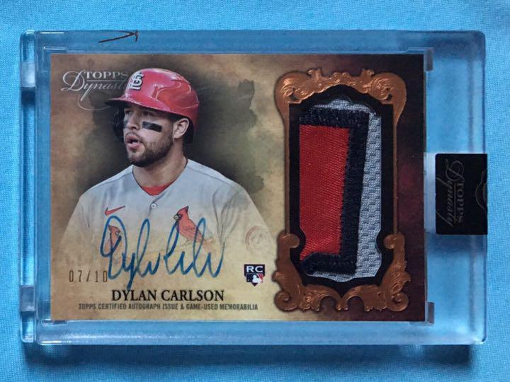 2021 Topps Dinasty Dylan Carlson Patch Auto RC