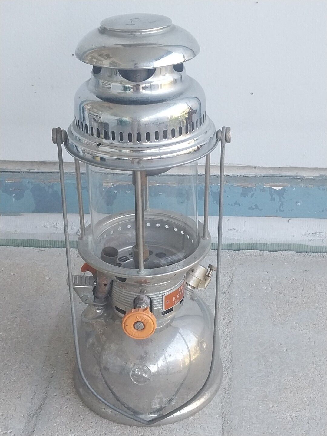 Vintage Original Aida Express 1500  500 CP Kerosene Lantern  Germany 😀CLEAN😀😀
