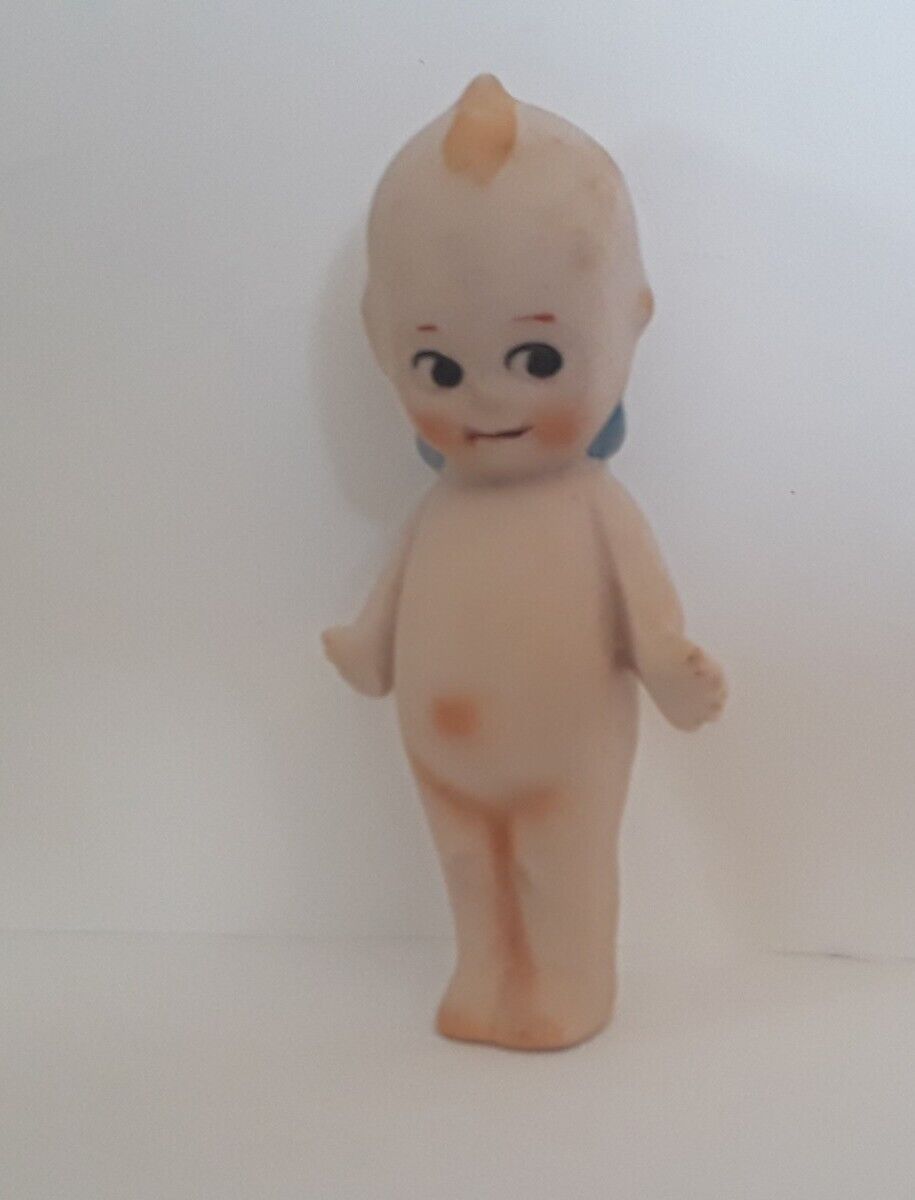 Charming Vintage Replica of Antique Genuine Bisque Kewpie Doll