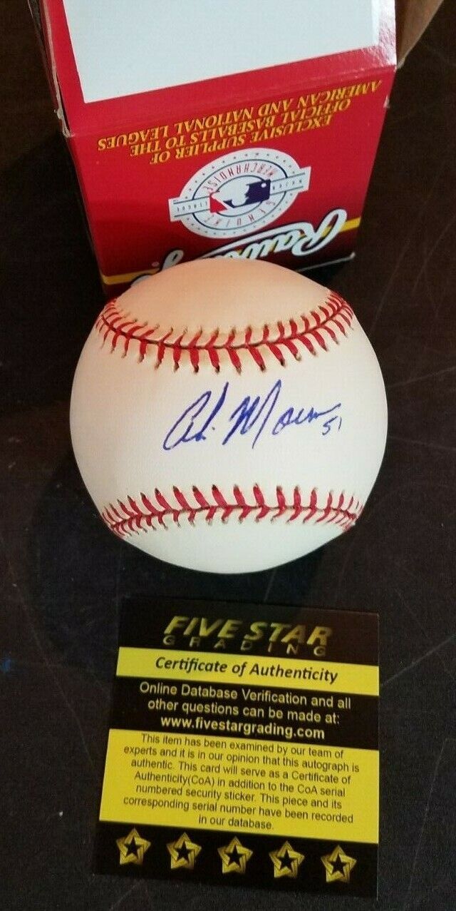 AL MORMAN Autographed Signed Baseball CLEVELAND INDIANS