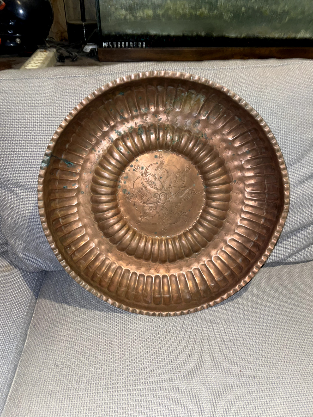 Vintage Hand Crafted Solid Copper  BOWL