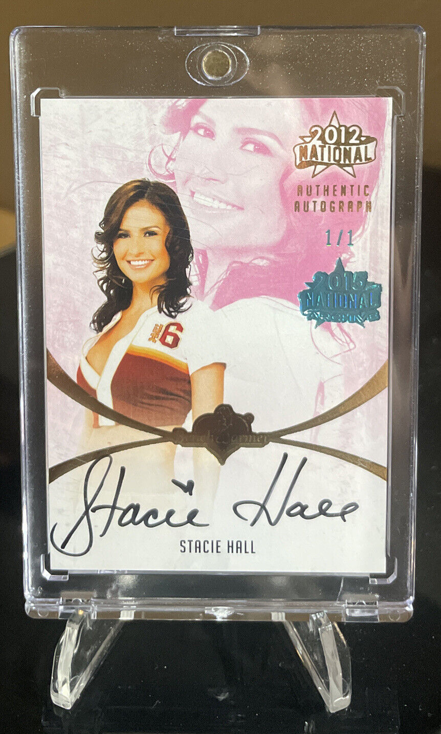 2012 Bench Warmer National Stacie Hall Auto - NM-MT 2015 National Archives 1/1