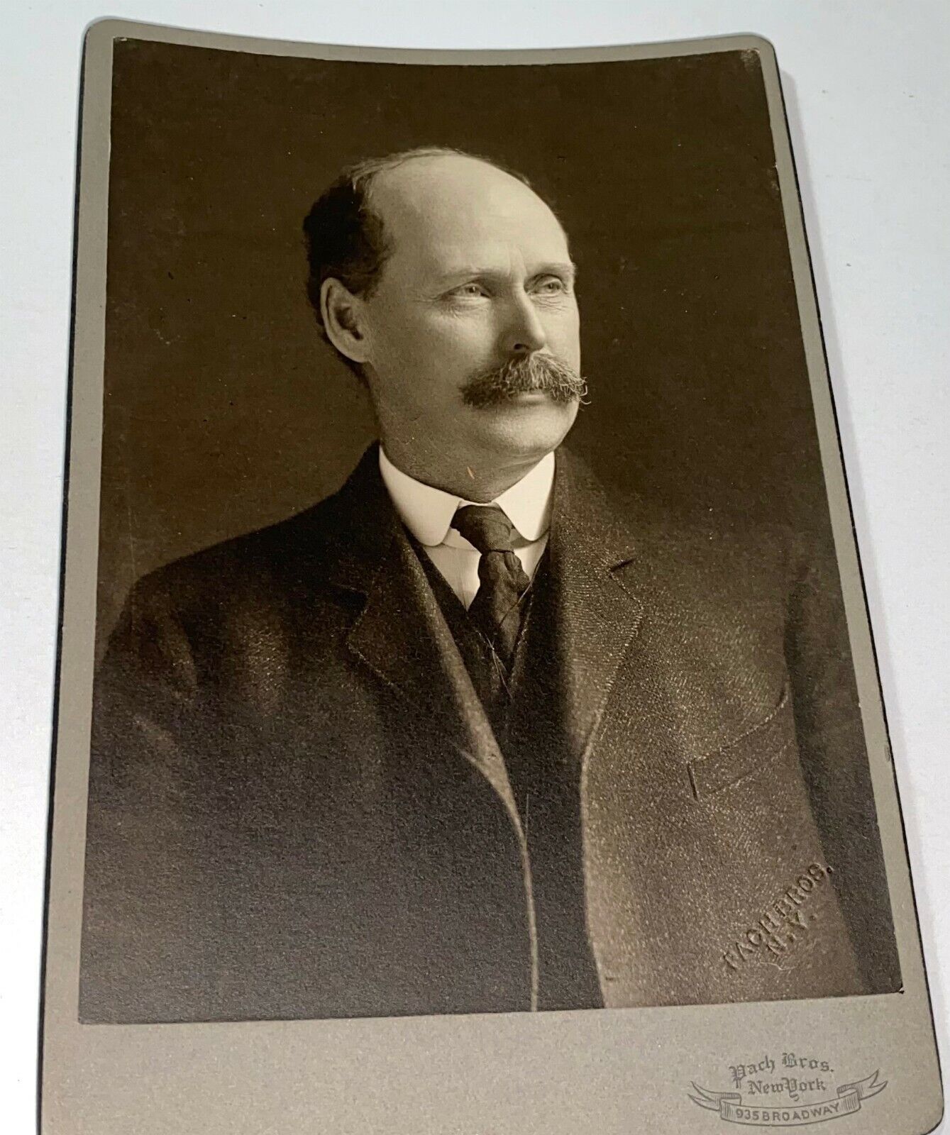 Rare Antique American Politician, Lawyer & Comptroller Otto Kelsey Cabinet Photo